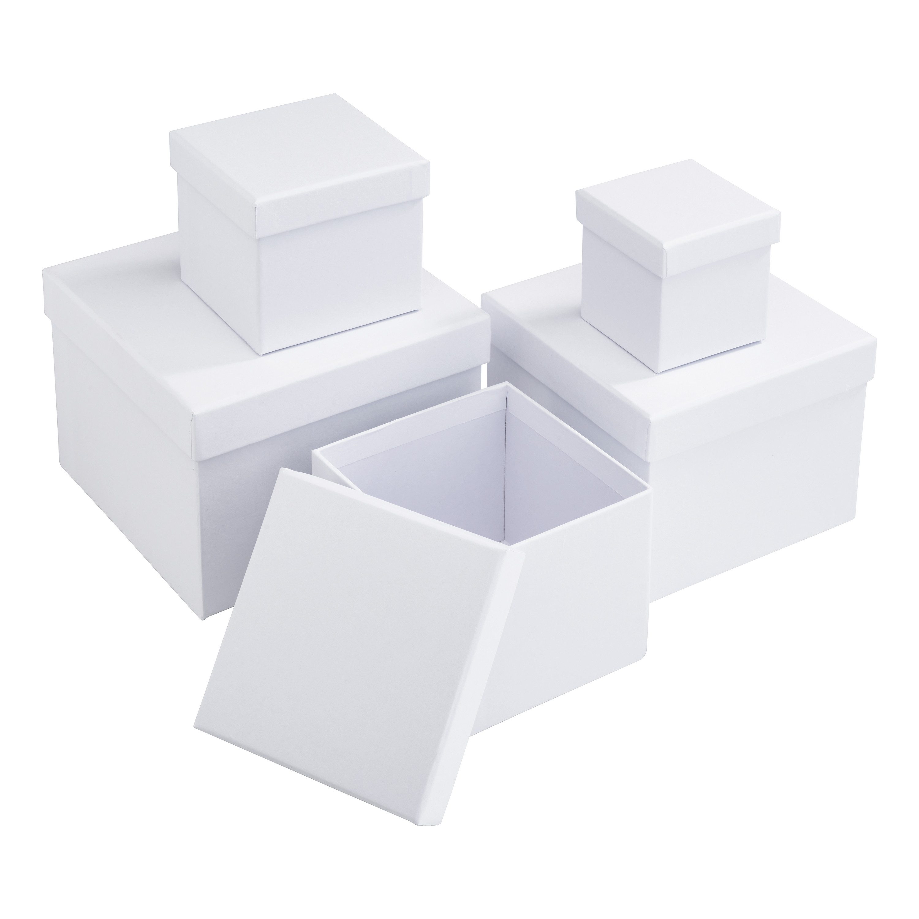 VBS Aufbewahrungsdose Quadrat, 5er-Set