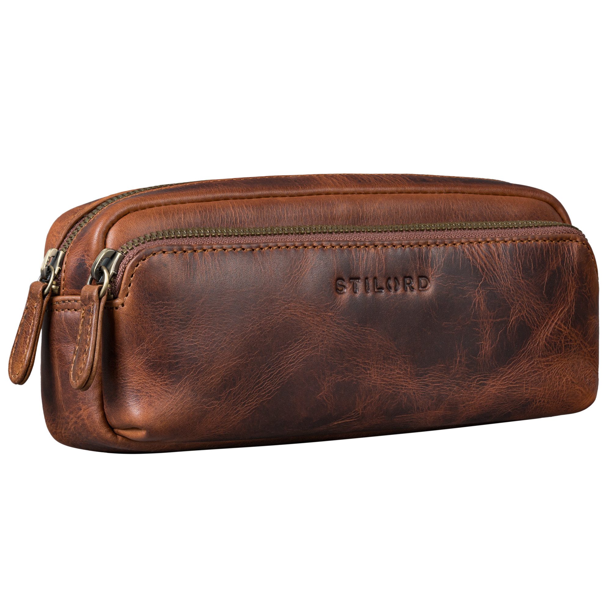 STILORD Etui "Melissa" Federmäppchen Leder Groß günstig online kaufen