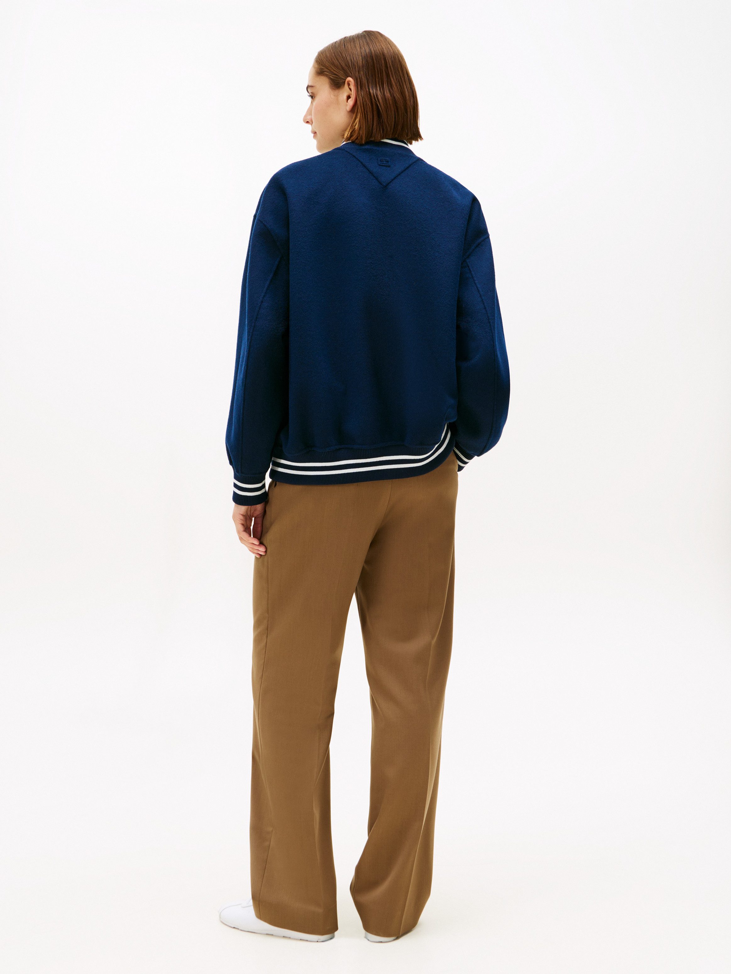 Tommy Hilfiger Bomberjacke DF WOOL VARSITY BOMBER mit Wolle – Bild 5 von 5