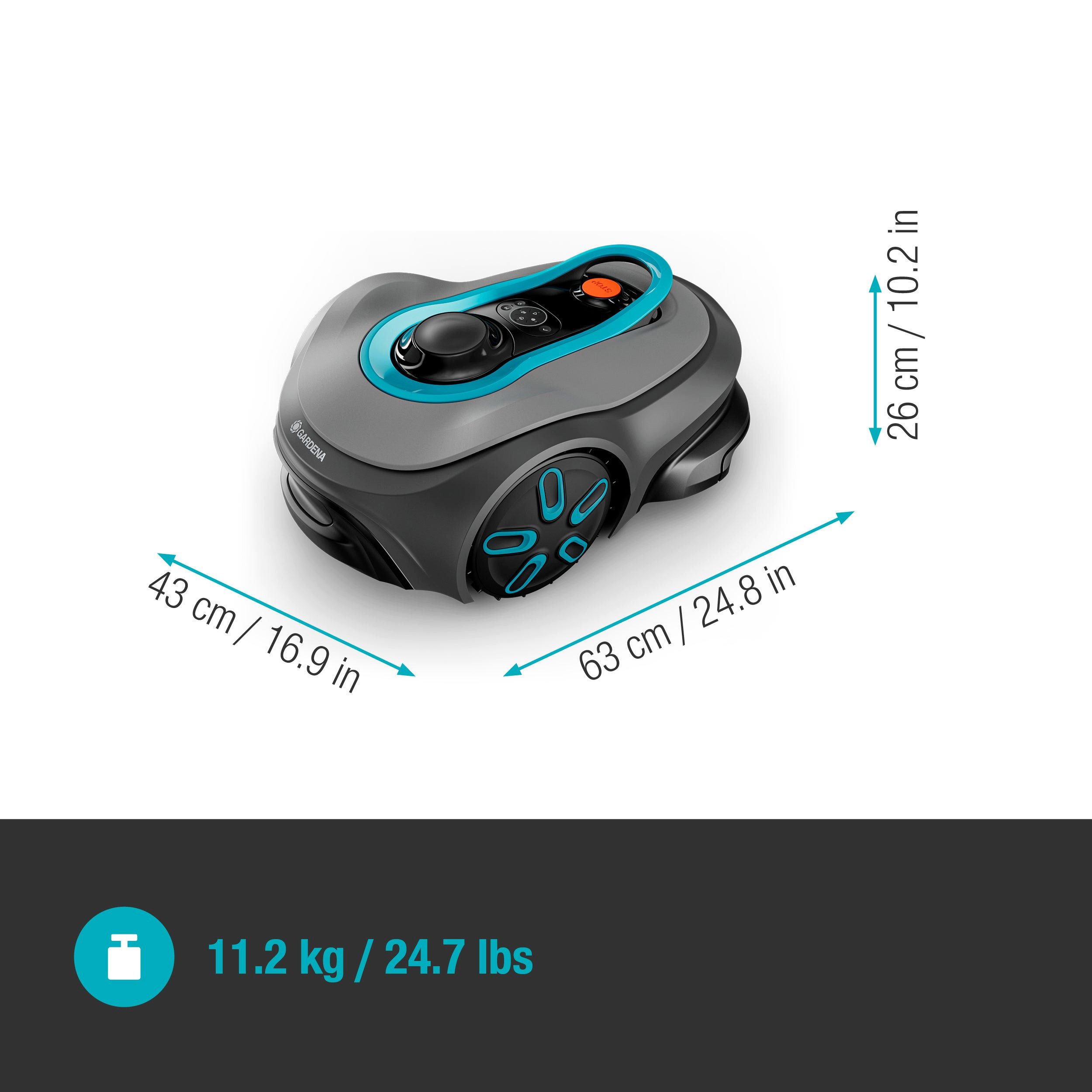 GARDENA Rasenmähroboter smart SILENO fr...