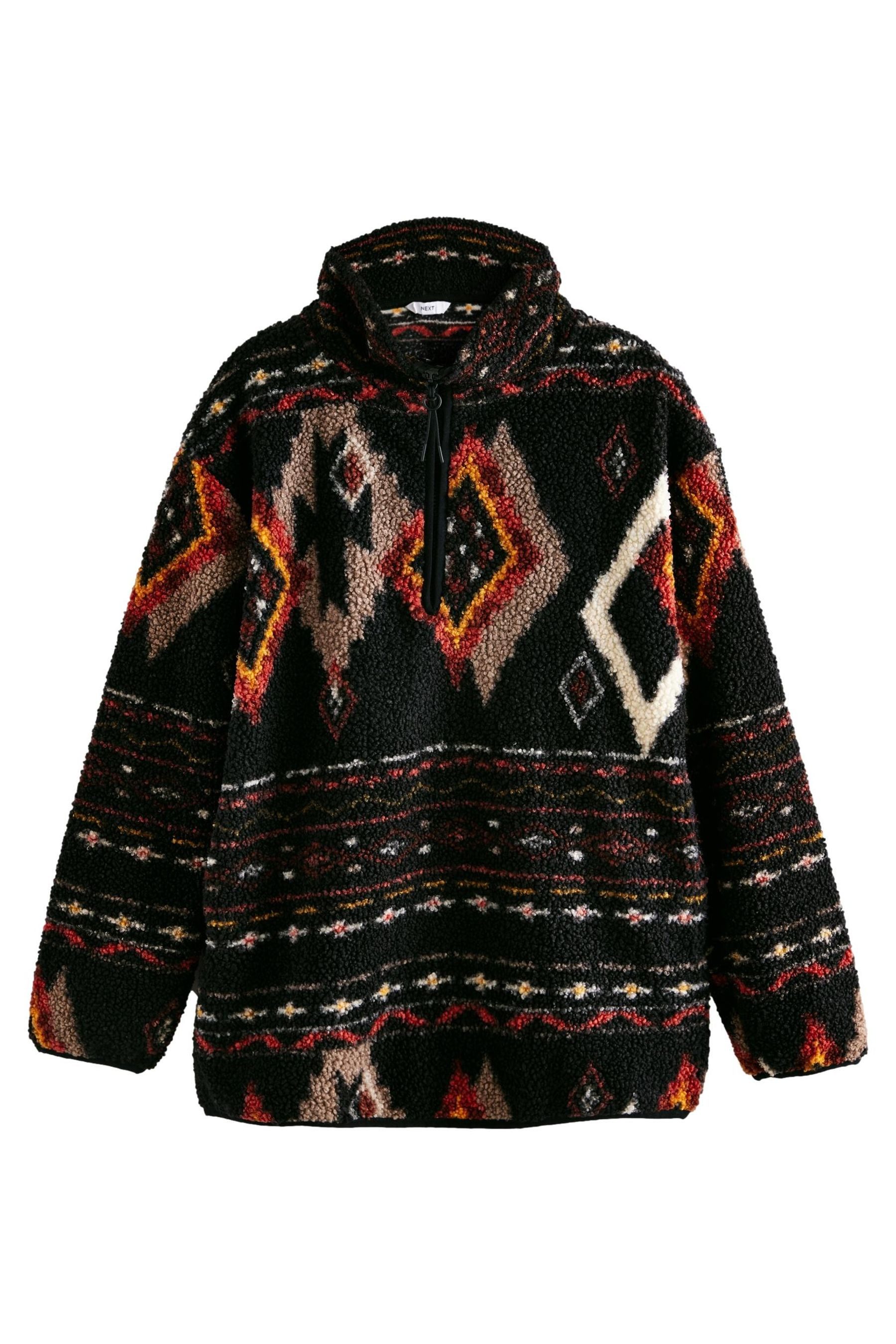 Next Fleecepullover Langes Teddy-Fleeceoberteil mit 1/4-Reißverschluss günstig online kaufen