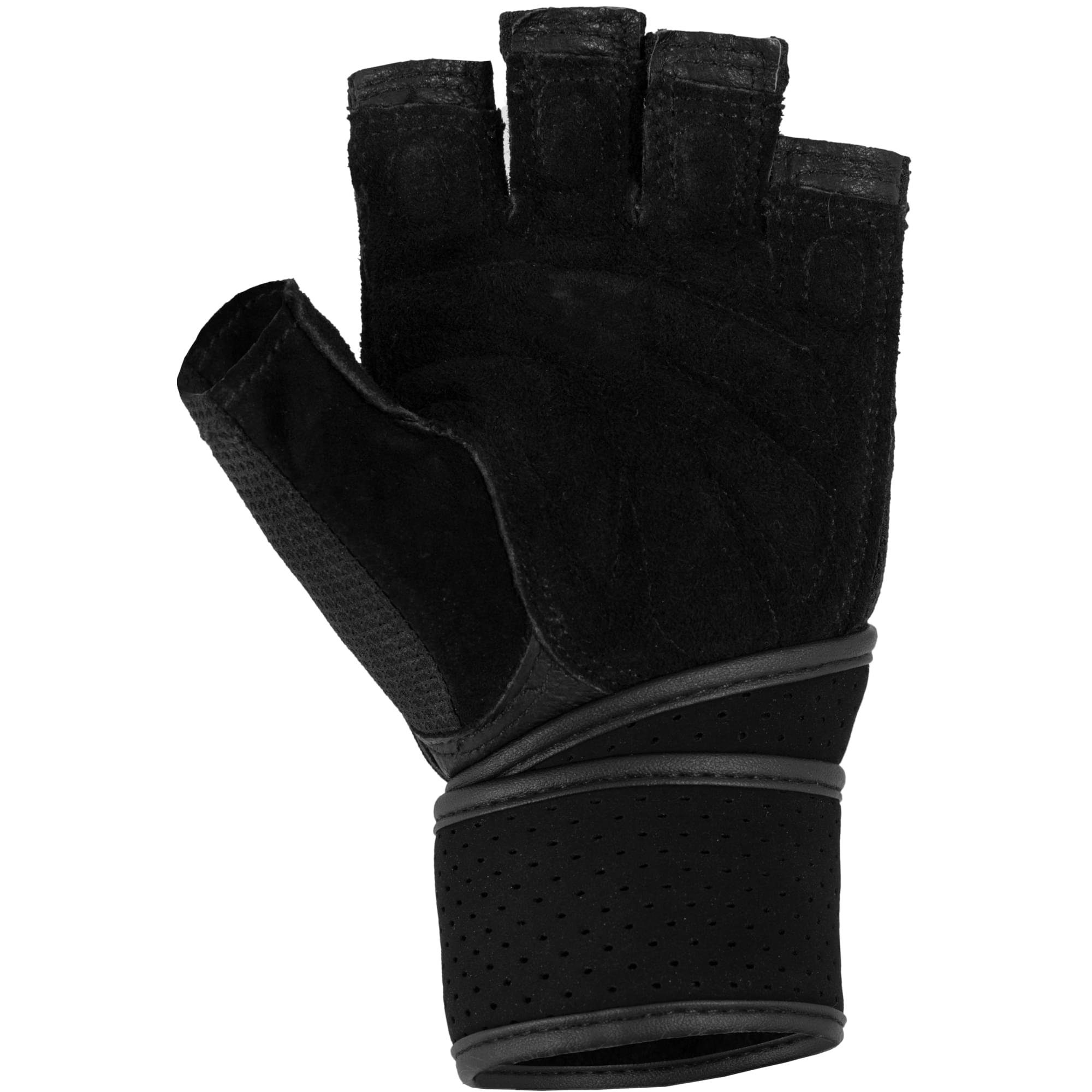 Handgelenkstütze, GORILLA Handschuhe Sporthandschuhe Trainingshandschuhe Fitness SPORTS - Leder, mit