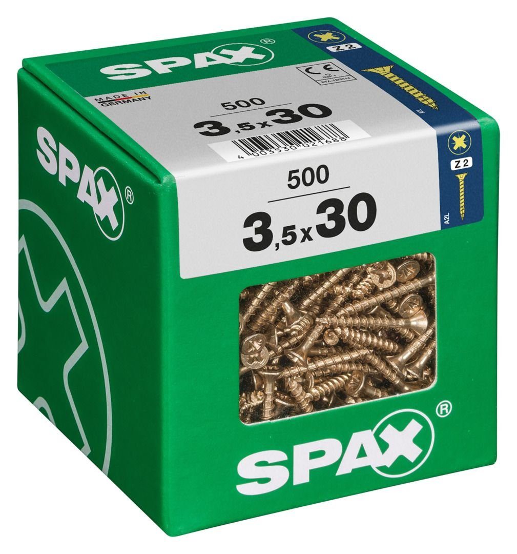 SPAX Holzbauschraube Spax 30 Universalschrauben 2 - mm 3.5 x 500 PZ