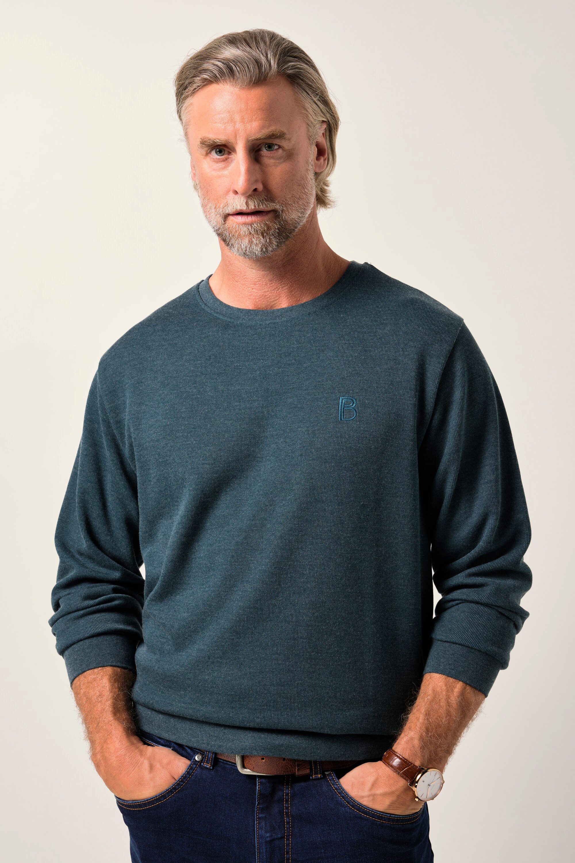 Boston Park Sweatshirt Sweatshirt Rundhals Flatback