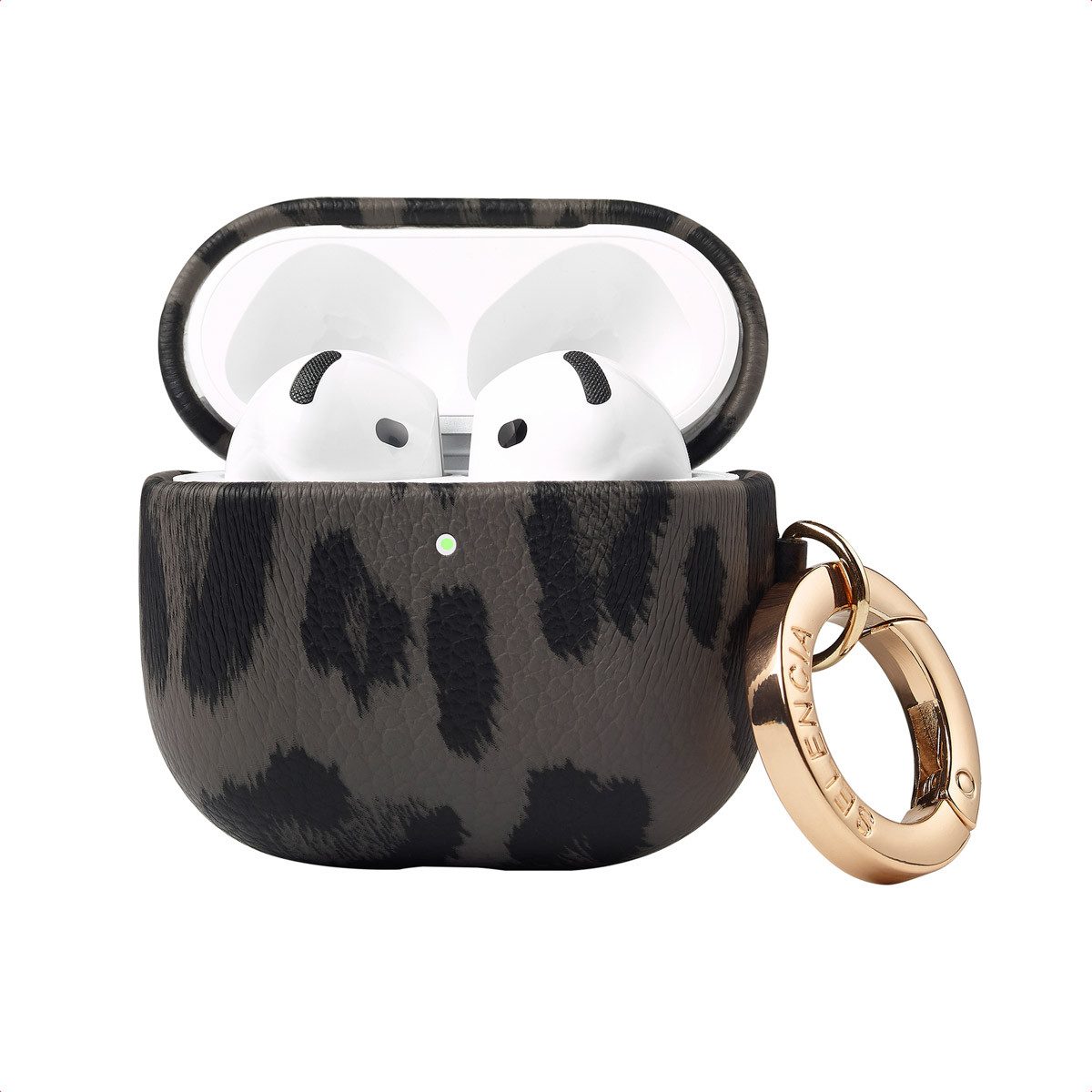 Selencia Kopfhörer-Schutzhülle Selencia Sabi Hülle Panthermuster Apple AirPods 5 / 4 - Midnight Black