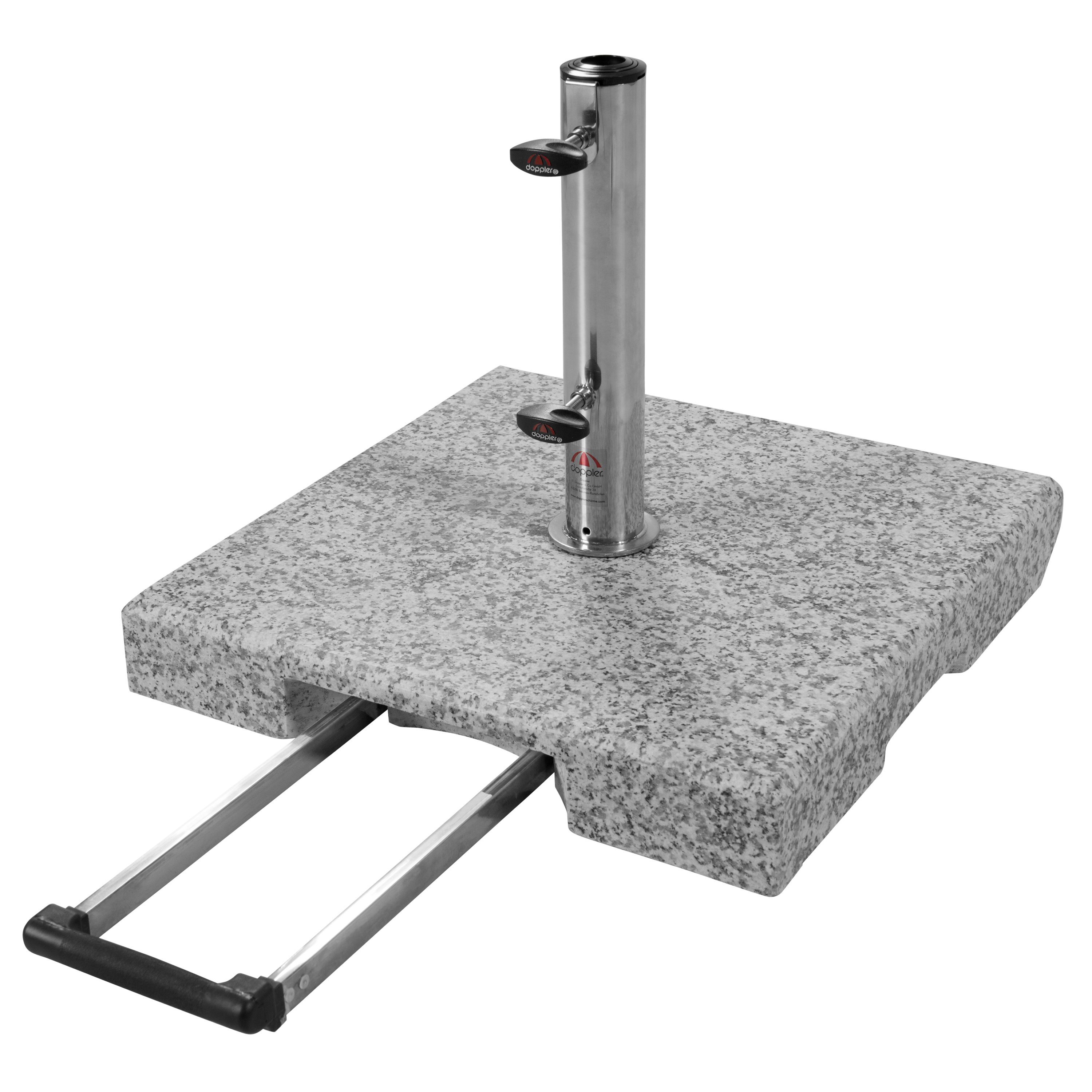 doppler® Schirmhalter Active Trolley Granitsockel 30kg, bis Ø 200cm, für Stöcke bis Ø 2 mm