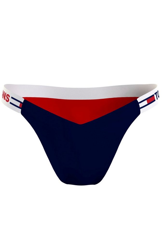 Tommy Hilfiger Swimwear Bikini Hose »Cala«, mit V Bund › blau  - Onlineshop OTTO