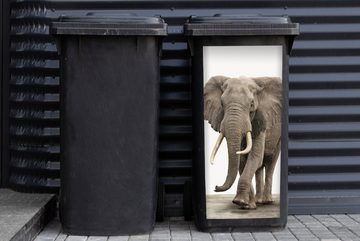 MuchoWow Wandsticker Elefant - Kinder - Tiere - Mädchen (1 St), Mülleimer-aufkleber, Mülltonne, Sticker, Container, Abfalbehälter