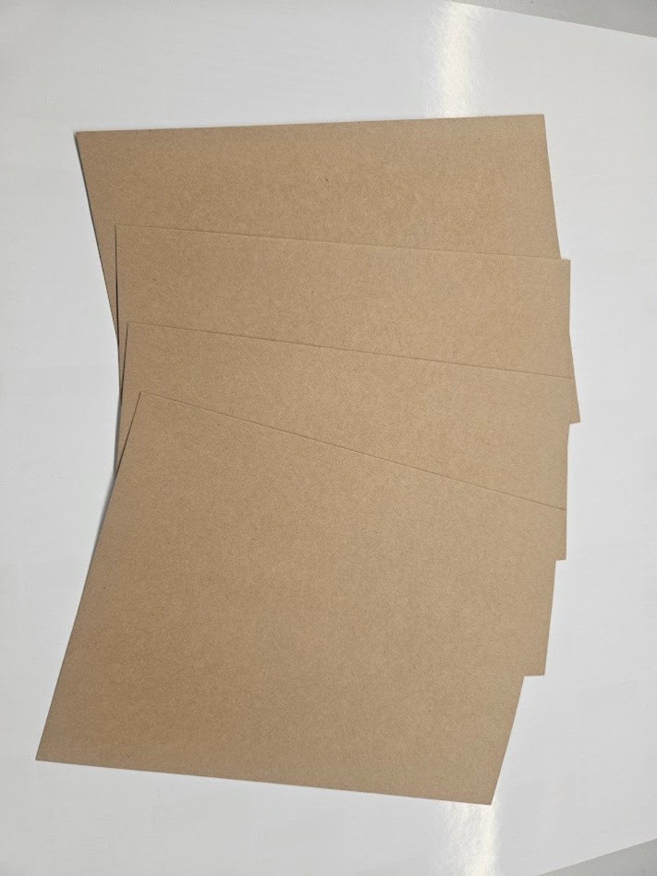 LYSCO Papierkarton KraftPak Kraftkarton Naturkarton Braunkarton Pappe versch. Formate, DIN A2, DIN A3, DIN A4, DIN A5, DIN A6, DIN A7, DIN lang, Quadratisch