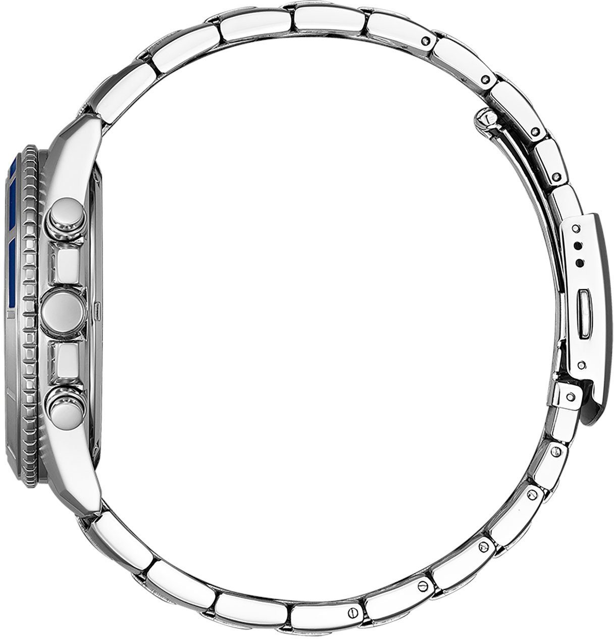 Citizen Chronograph AN8201-57L, Armbanduhr, Quarzuhr, Herrenuhr, Edelstahlarmband