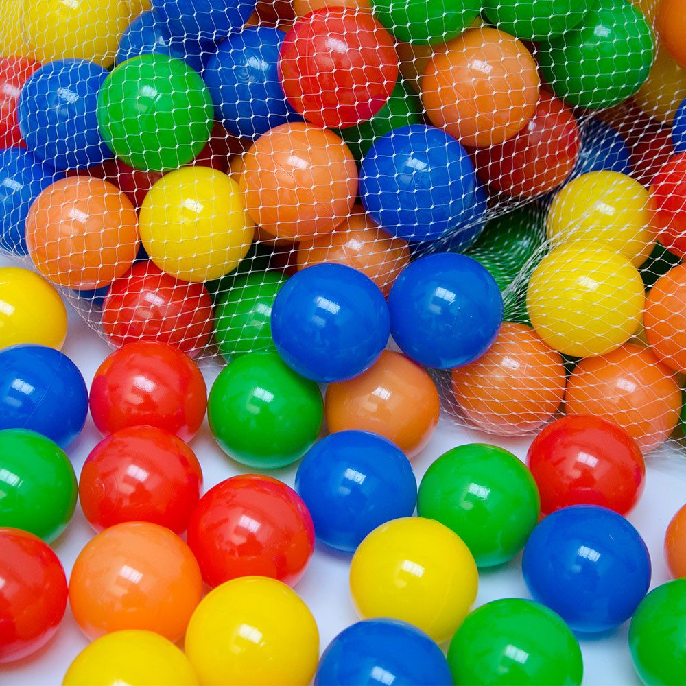 Bällebad-Bälle Baby - 6000 Bunte Bälle fürs Bällebad - Geprüfte Spielbälle für Kinder