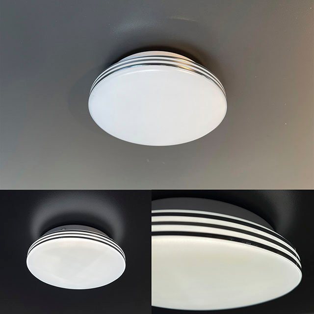 FISCHER & HONSEL LED Deckenleuchte Faro, LED fest integriert, Warmweiß,  Acrylglas - weiß