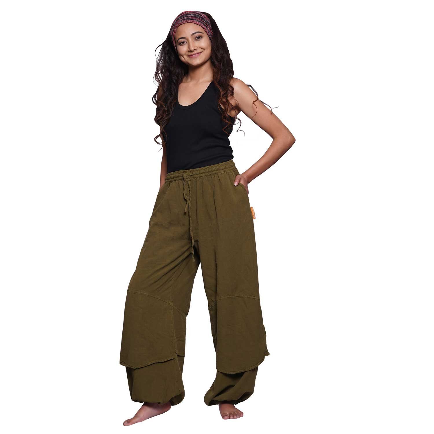 SIMANDRA Stoffhose Good Karma - Schlupfhose - Freizeithose mit Dehnbund (Damen, 1-tlg)