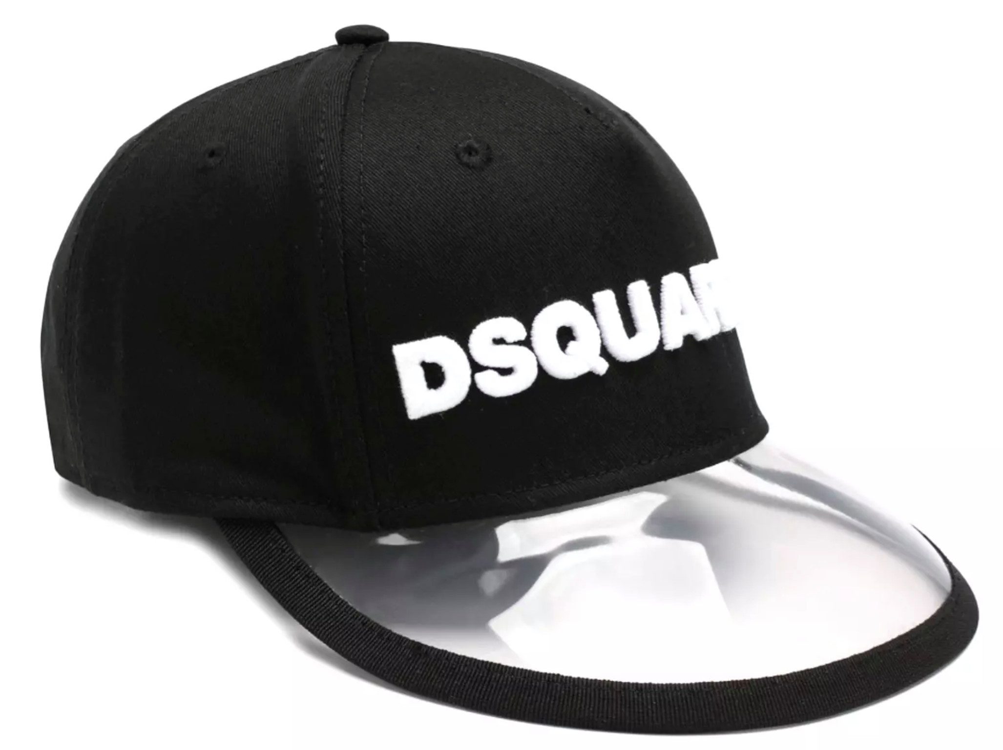 Dsquared2 Baseball Cap Baseballkappe mit PVC-Schirm Verstellbarer Schieberi günstig online kaufen