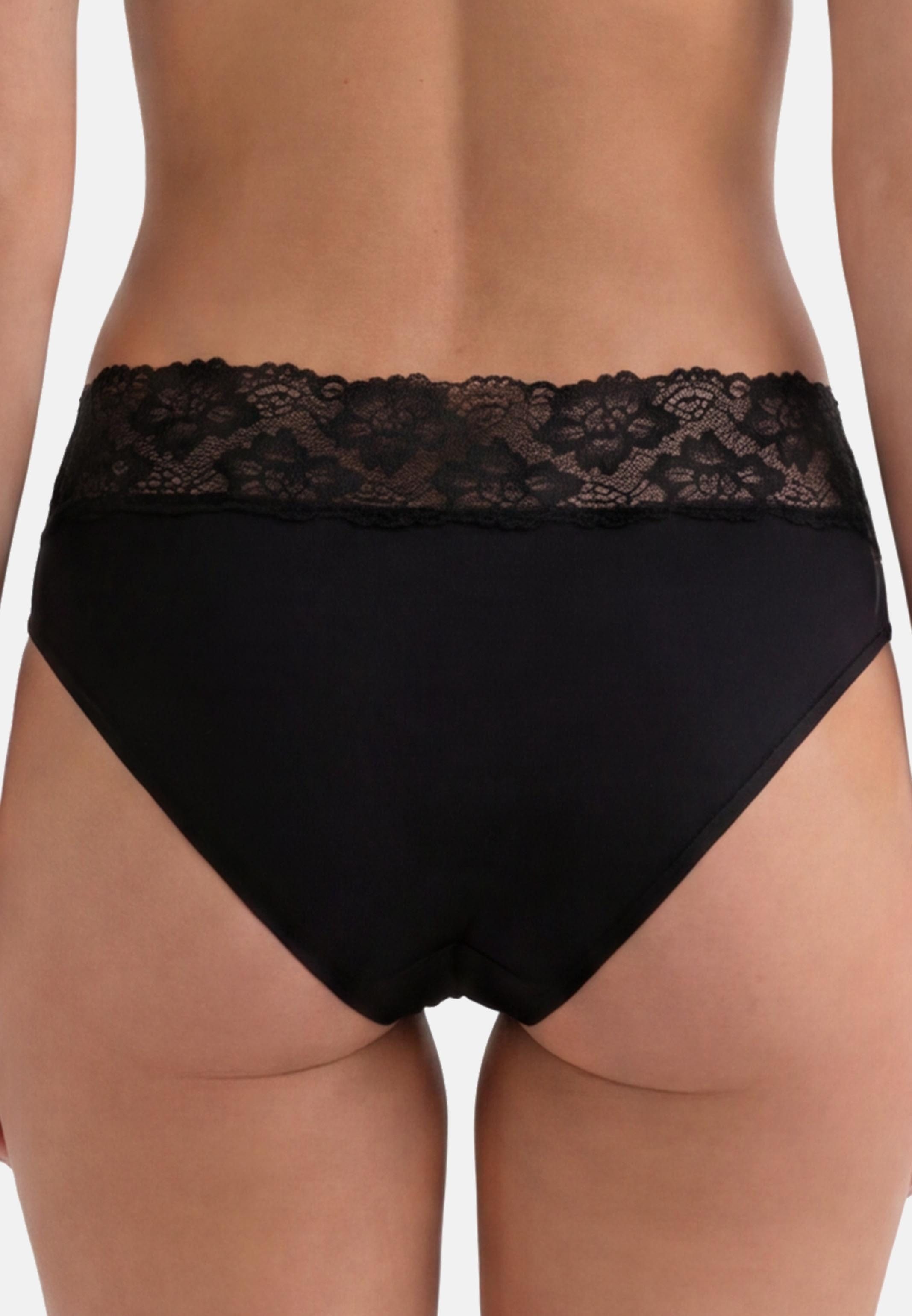 Nina Von C. Jazz-Pants Slips 3er Pack Slipboutique (Spar-Set, 3-St) Jazz Pants - Blickdicht - Mit breitem Spitzenbund