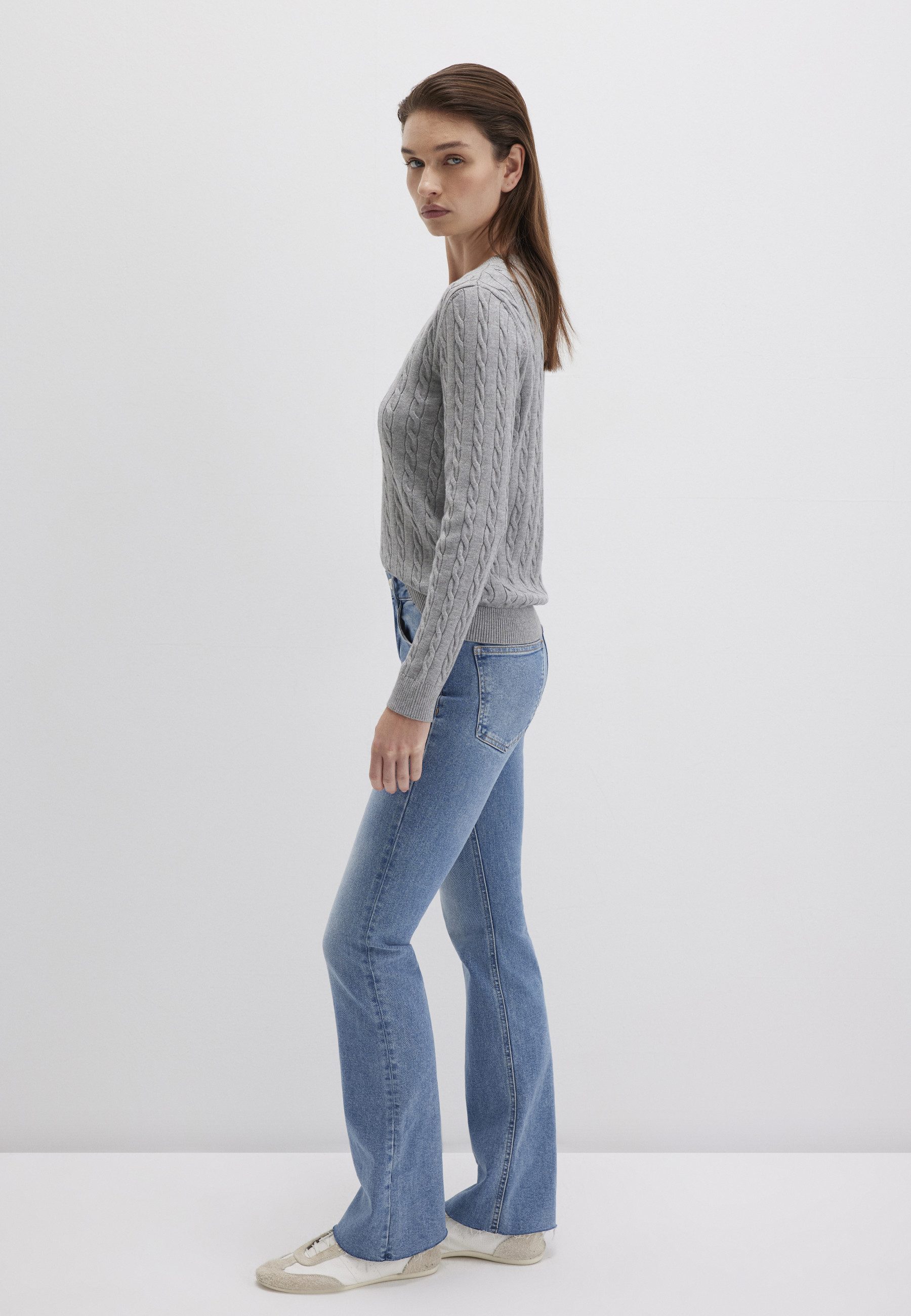 Mavi Strickpullover V-NECK SWEATER Pullover Feinstrick günstig online kaufen