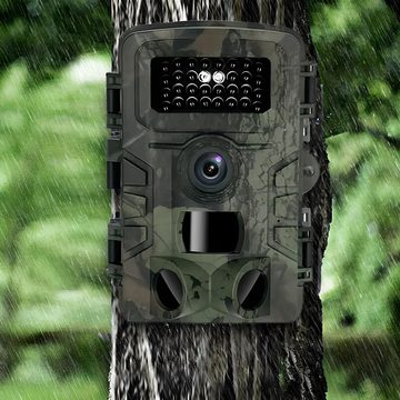 Retoo Wildkamera Bewegungsmelder Kamera Outdoor Jagdkamera FOTO 36M Wildkamera (Außenbereich, Innenbereich, Set, Waldkamera, Gürtel, USB-Kabel, Netzkabel, Möglichkeit, Bilder von Tieren in Bewegung zu erhalten)