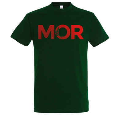 Youth Designz T-Shirt Marokko Herren T-Shirt im Fußball Look mit MOR Frontprint