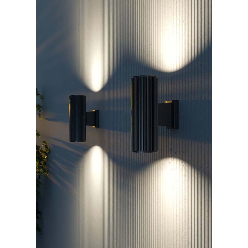 Hauswandleuchte Metall Wandlampe Wandleuchte IP54 Außenlampe schwarz Außen-Wandleuchte, Maytoni