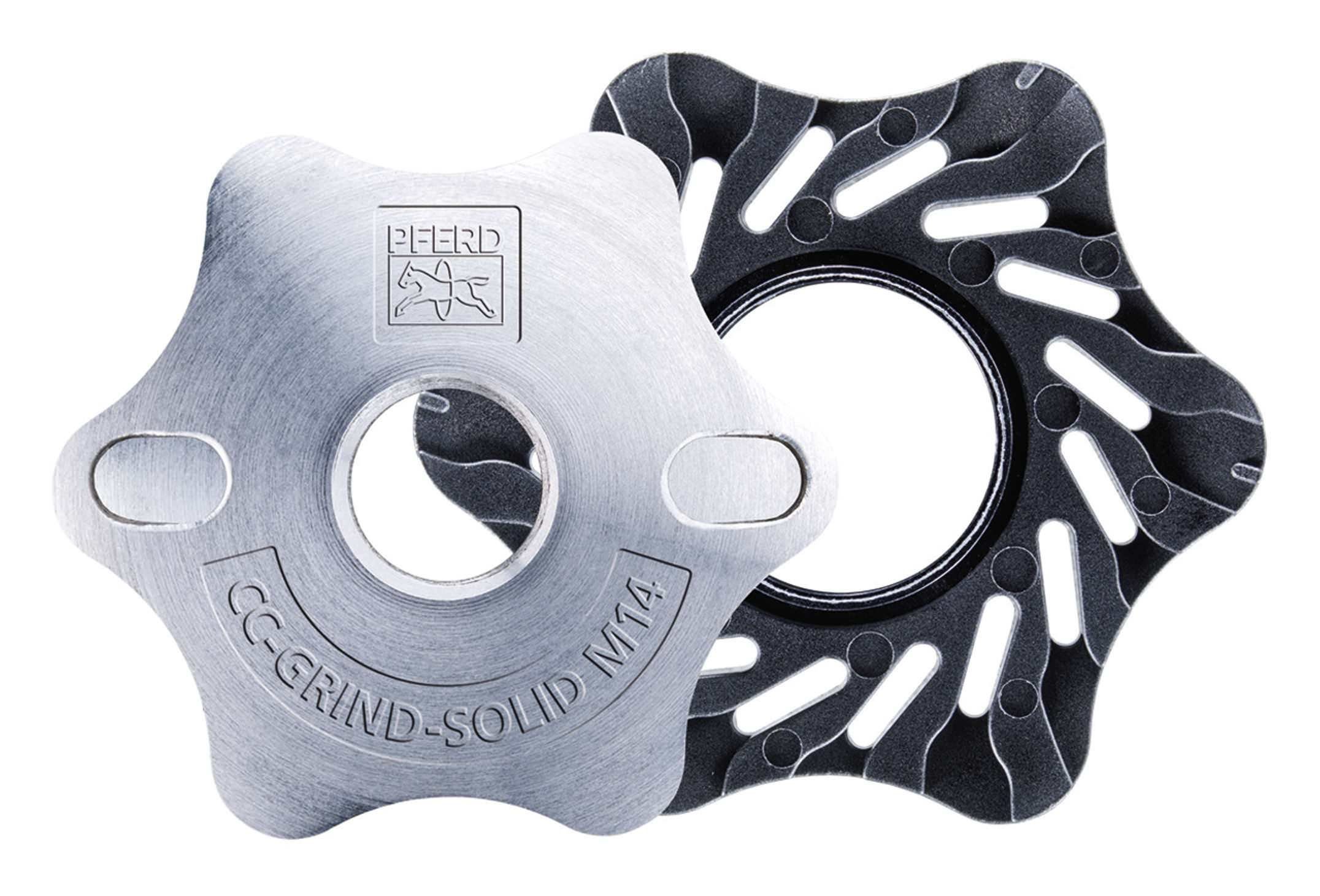 Pferd Schleifscheibe, Spannflansch-Set SFS 180 mm M14