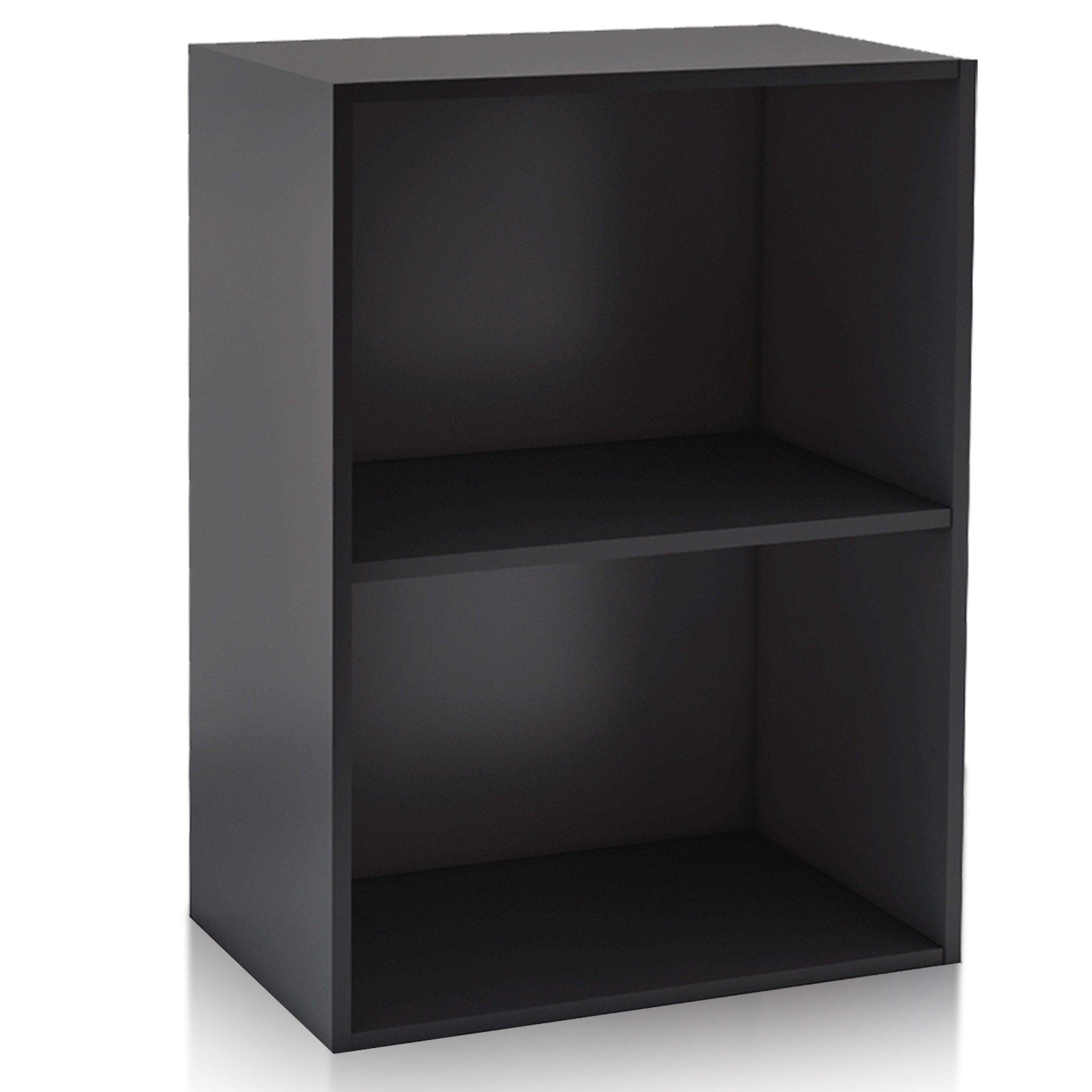 habeig Bücherregal Tube Bücherregal Standregal 2 Fächer Belastung Regalboden Standregal
