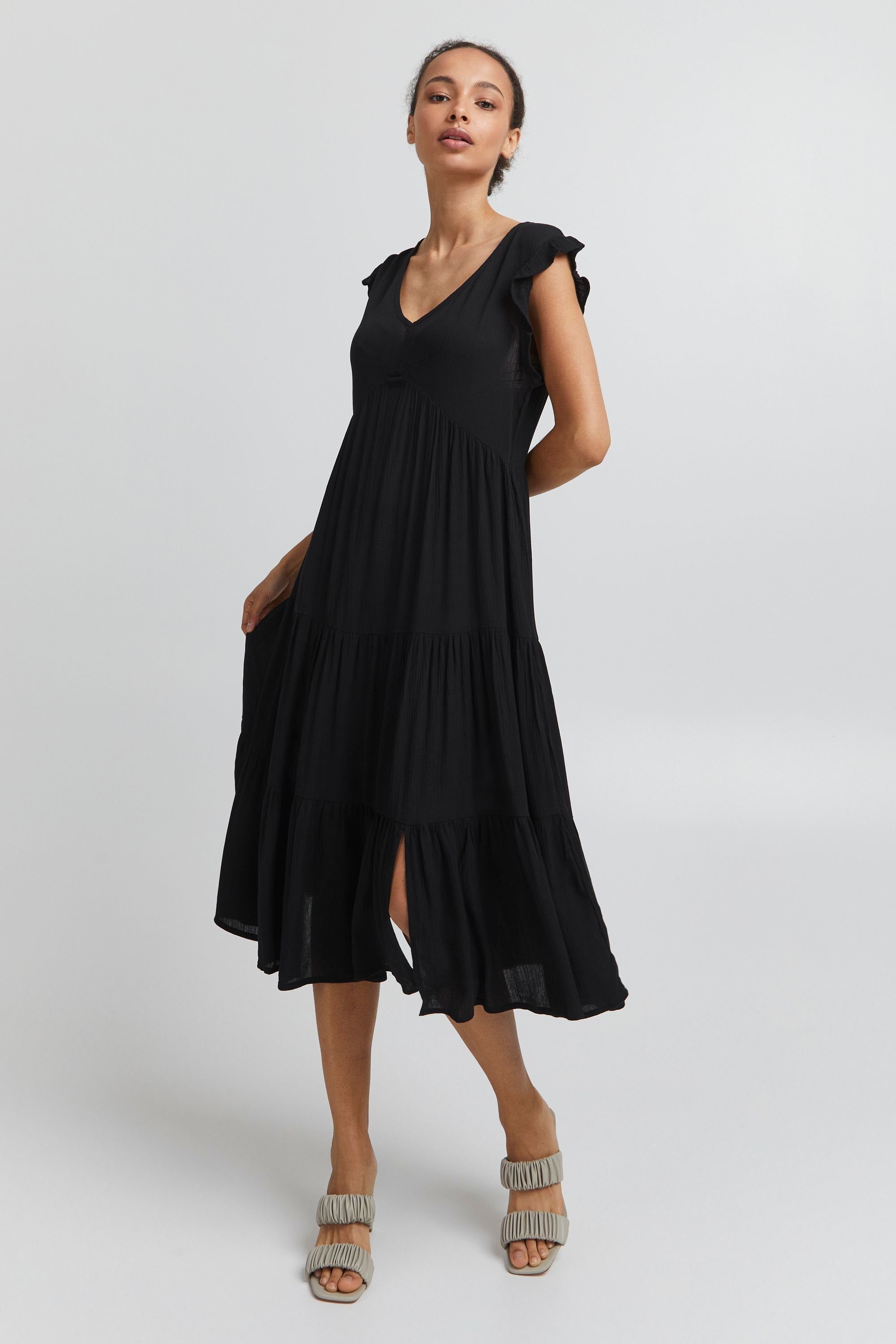 A-Linien-Kleid DR2 IHMARRO Black - Ichi (194008) 20116367