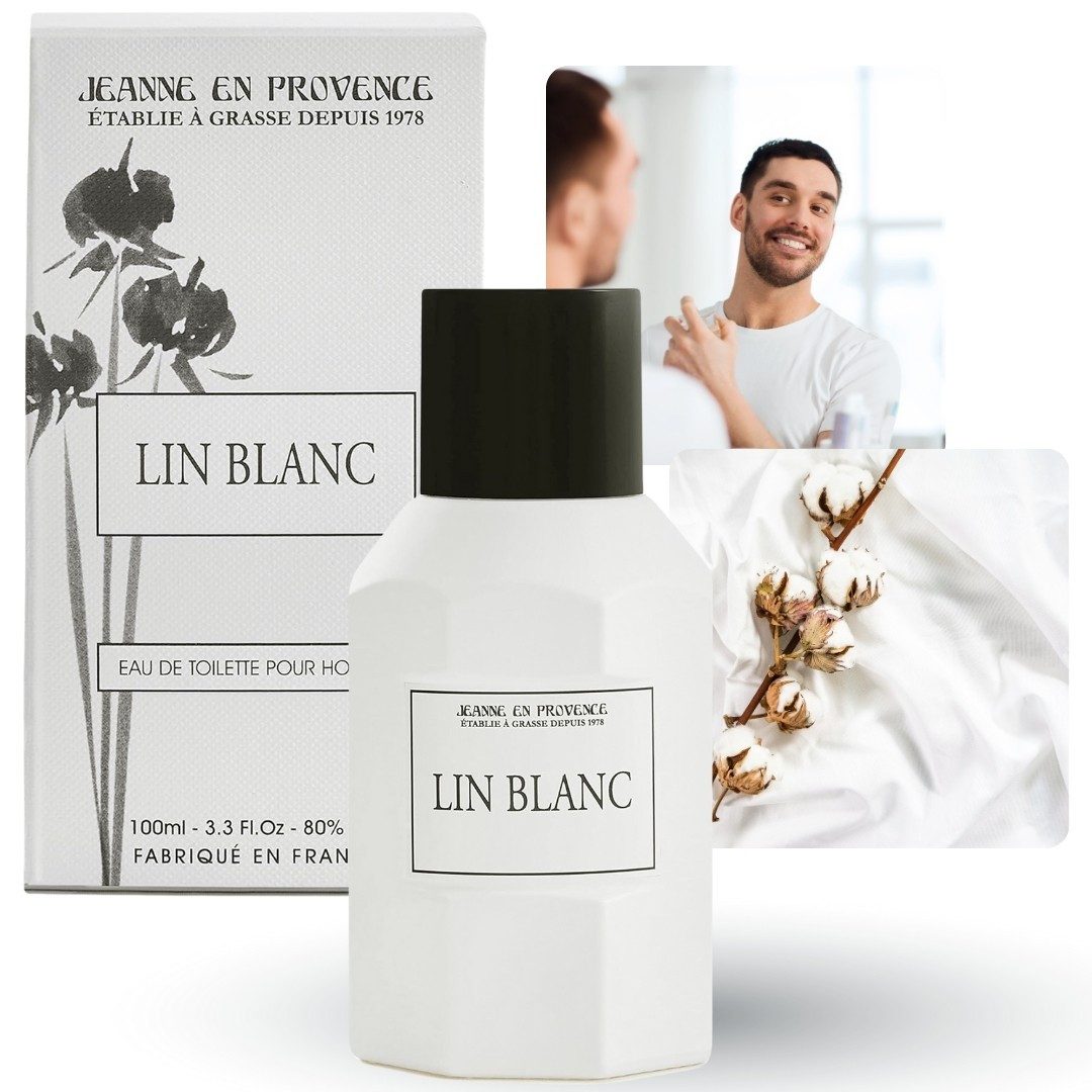 Jeanne En Provence Eau de Toilette Jeanne en Provence - Lin Blanc, Herren Eau de Toilette, 100ml