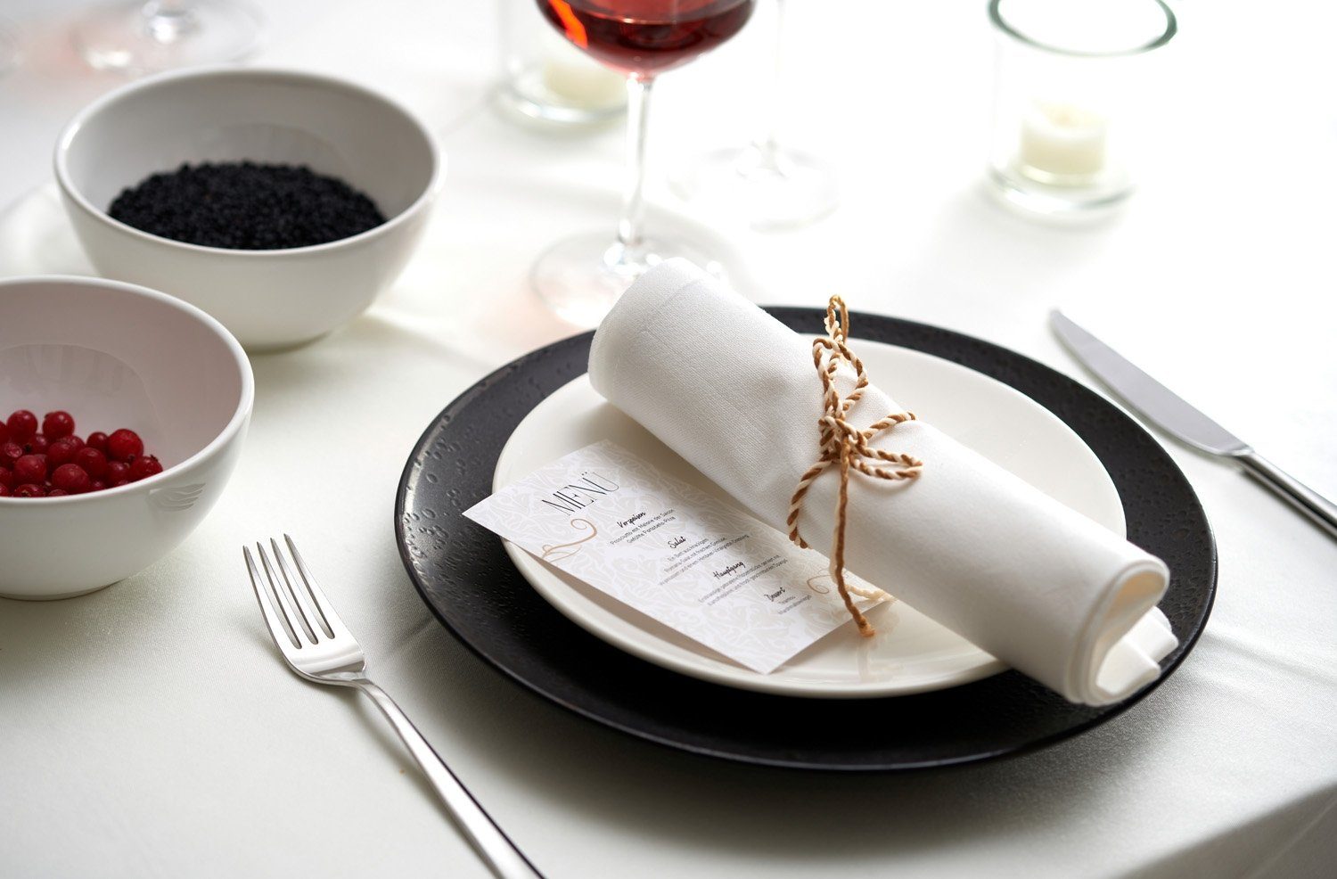 Ritzenhoff & Breker Dessertteller SKAGEN, Weiß, Ø 21 cm, Porzellan