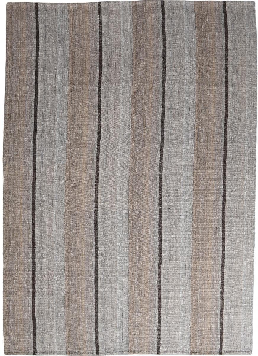 Orientteppich Kelim Fars Design Makou 195x280 Handgewebter Orientteppich, Nain Trading, rechteckig, Höhe: 3 mm