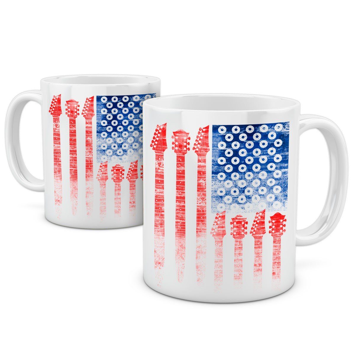 Tasse stripes von vereinigte Kaffeebecher style3 Keramik, staaten amerika rock flagge Tasse, USA stars Musik