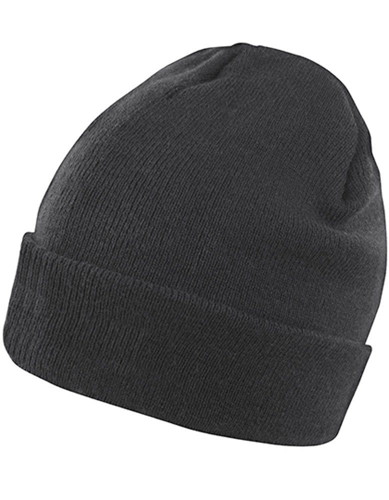 Beanie Black Mütze Design Thinsulate aus Beanie Fleece-Innenfutter Wärmeschutz 3M Winter Goodman