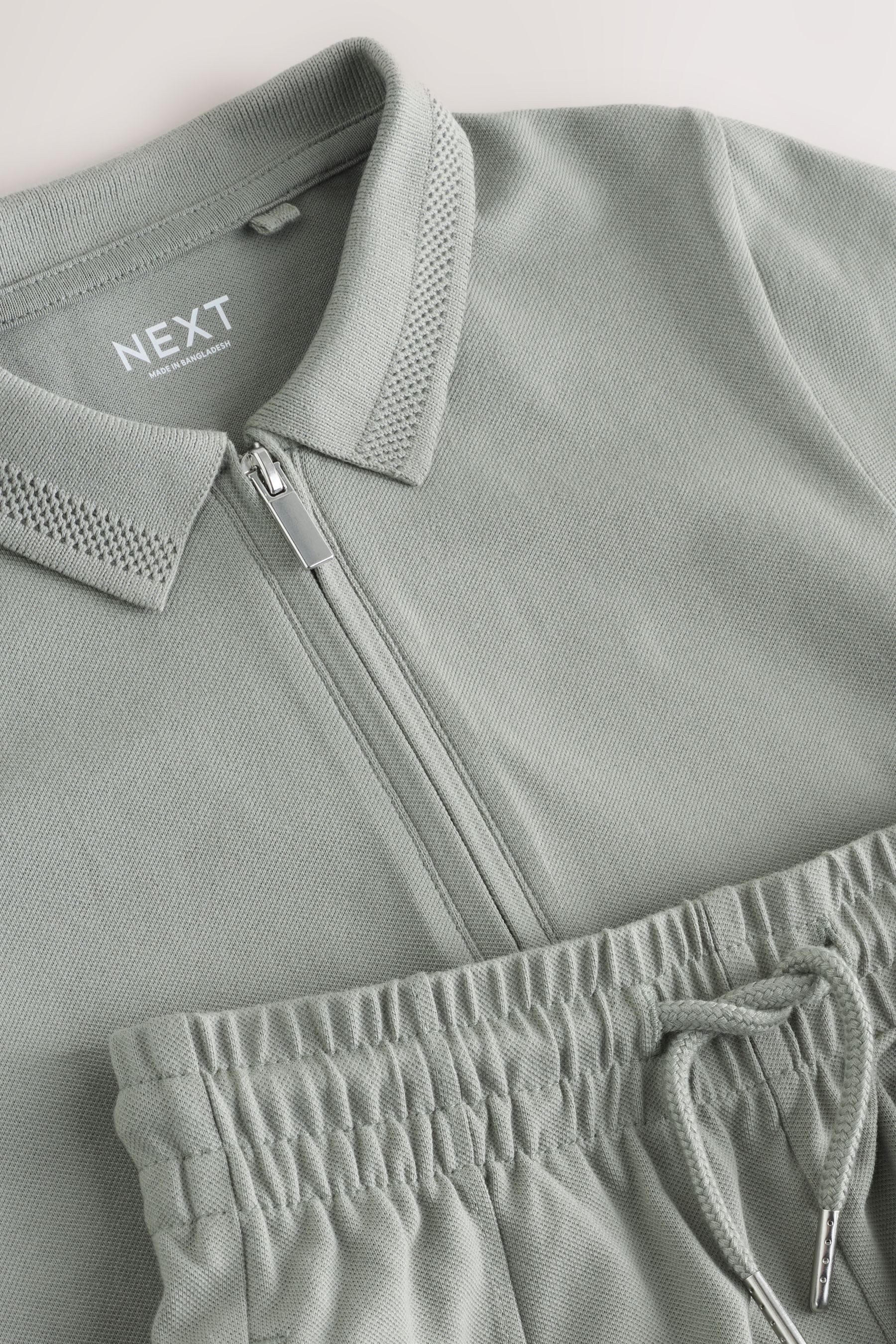 Next Shirt & Shorts Kurzärmeliges Polo-Shirt und Shorts im Set (2-tlg)