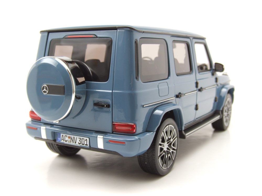 Norev Modellauto Mercedes G-Klasse G-Modell 2024 vintage blau, Maßstab 1:18