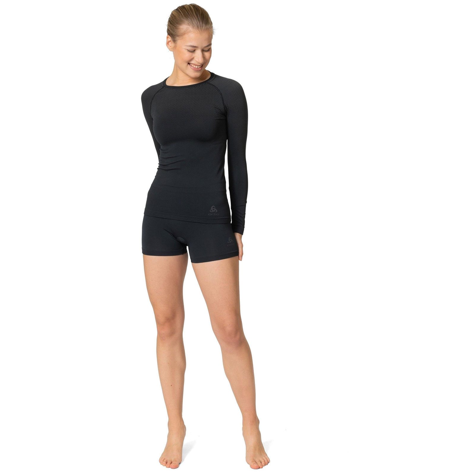 Odlo Funktionsunterhemd PERFORMANCE Light Baselayer Langarm-Shirt 188781-15000 Komfort und Performance aus recycelten Garnen