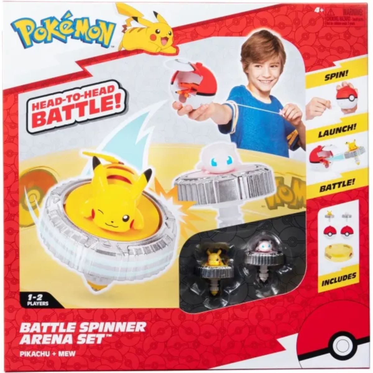 The Pokémon Company International Dekofigur Battle Spinner Aren