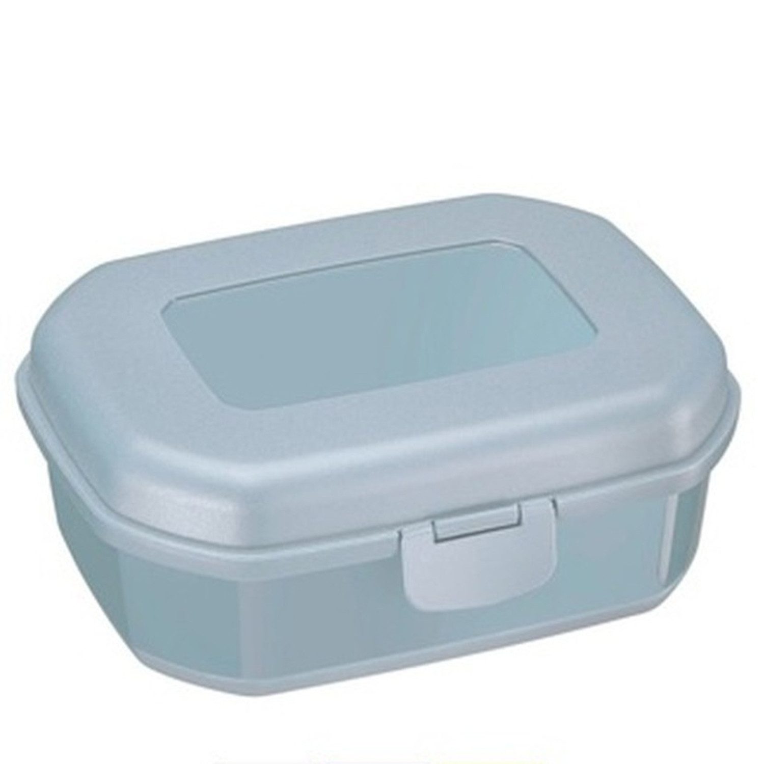 WESTMARK Frischhaltedose Snackbox Maxi 935 ml blau Aufbewahrungsdose für Snacks, PP, mit Filmscharnier