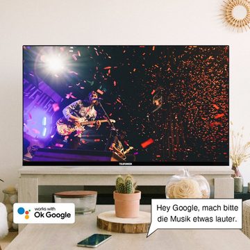 Telefunken XF43AN750M LCD-LED Fernseher (108 cm/43 Zoll, Full HD, Android TV, HDR, Triple-Tuner, Google Play Store, Google Assistant, Bluetooth)