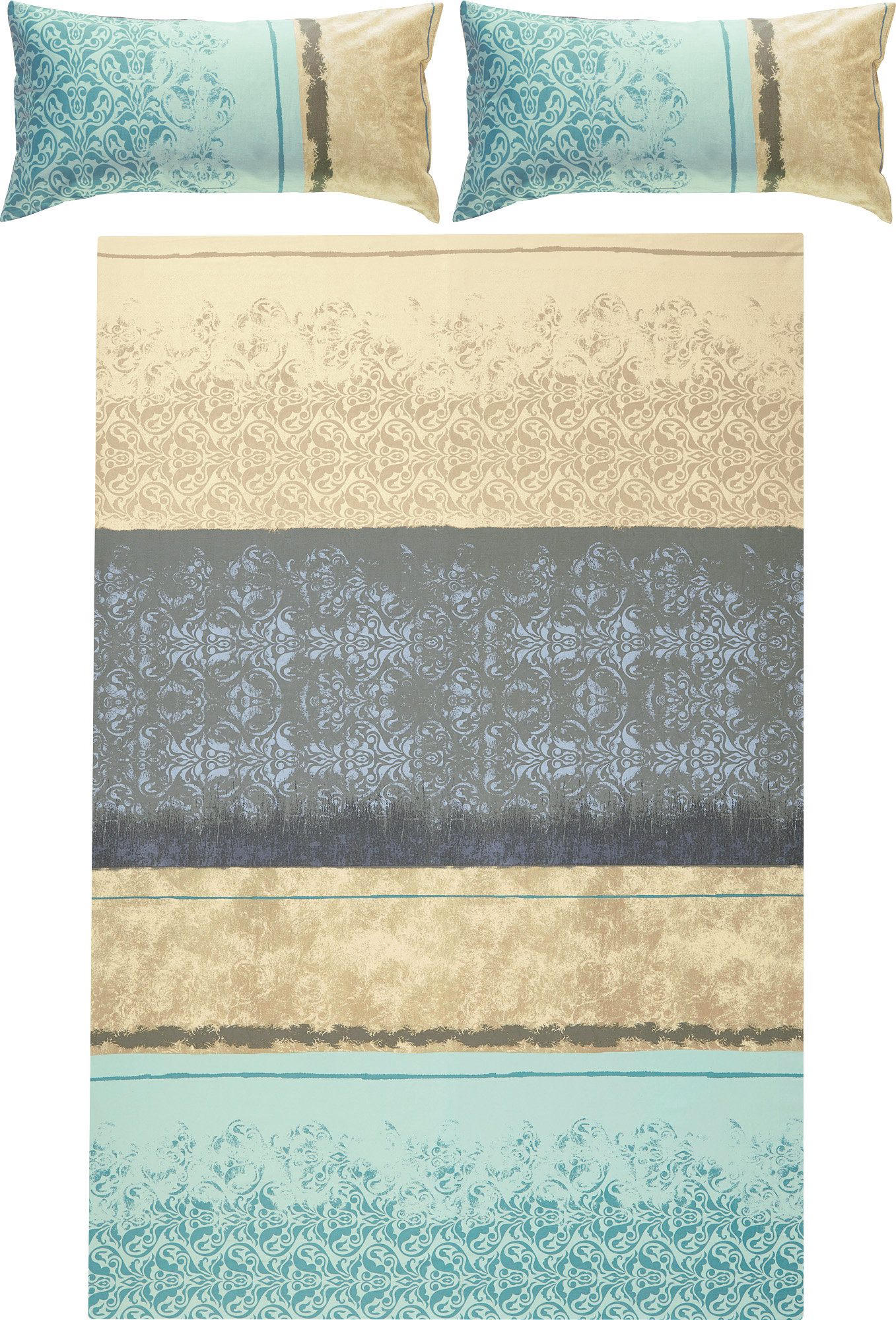 Erwin Müller Bettwäsche Bettwäsche, Mako-Satin, Grafik