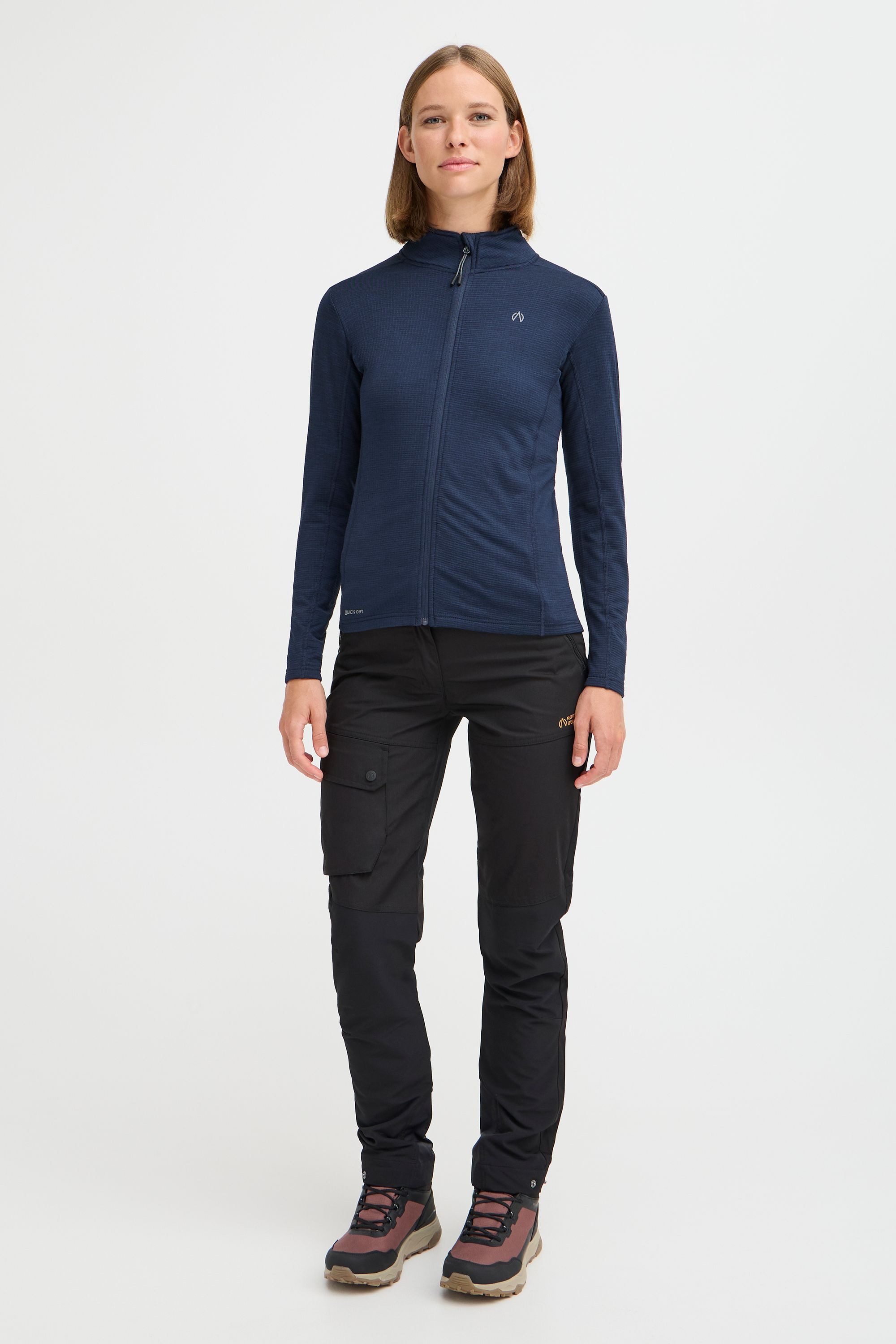 North Bend Funktionsjacke NBKaja W Sportliche Funktionsjacke mit Stehkragen