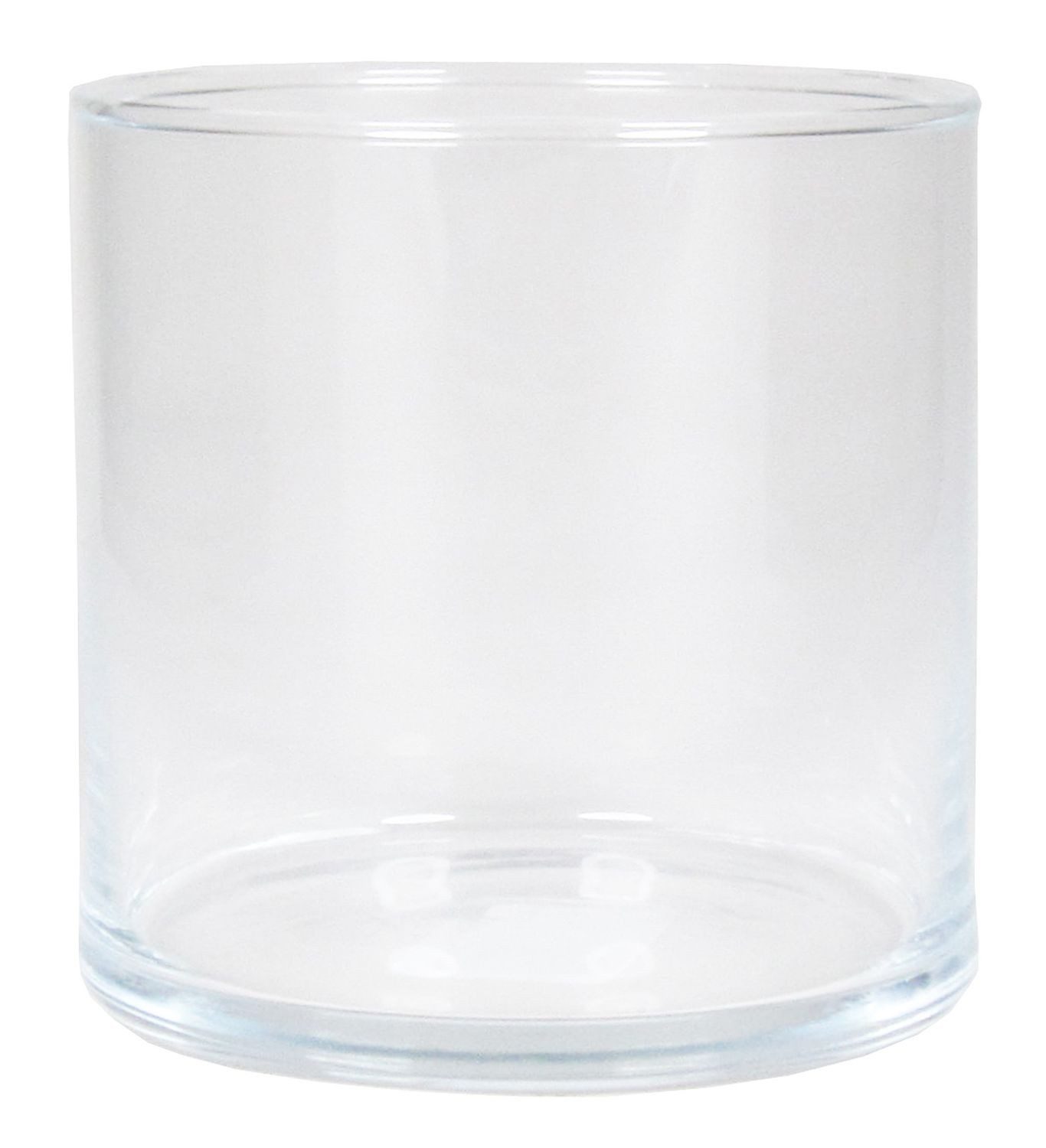 INNA-Glas Kerzenhalter Kerzen Glas Zylinder Sanya Ocean, klar, 10 cm, Ø 10,1 cm