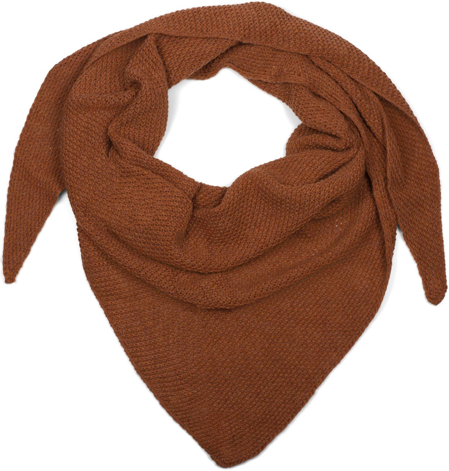 styleBREAKER Dreieckstuch Strick Dreiecktuch Einfarbig, (1-St) günstig online kaufen