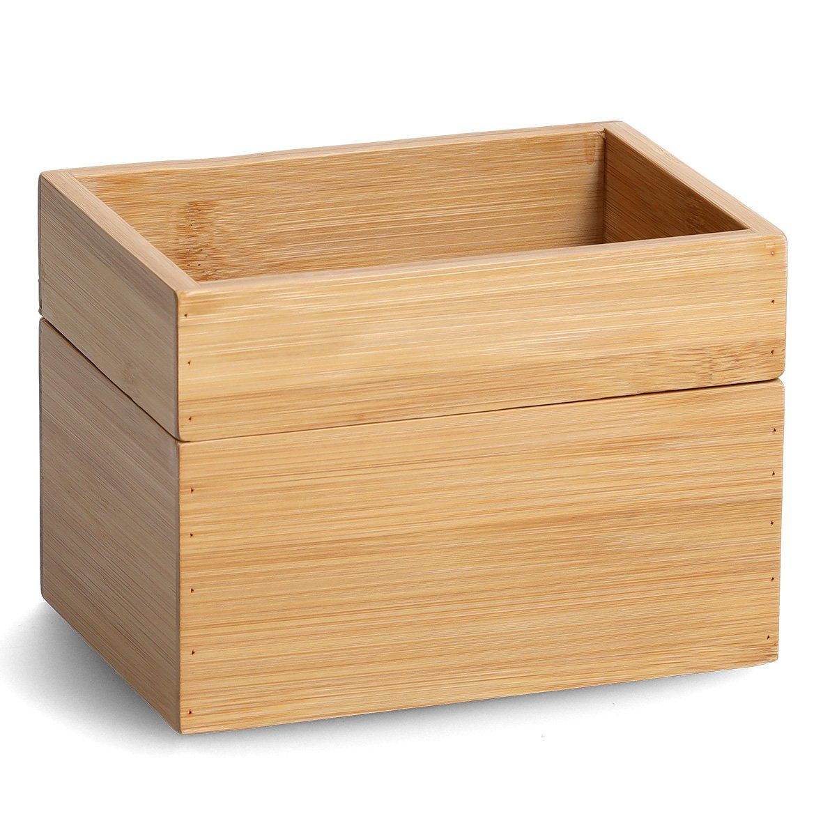 Zeller Present Aufbewahrungskorb Ordnungsboxen-Set, 2-tlg., Bambus