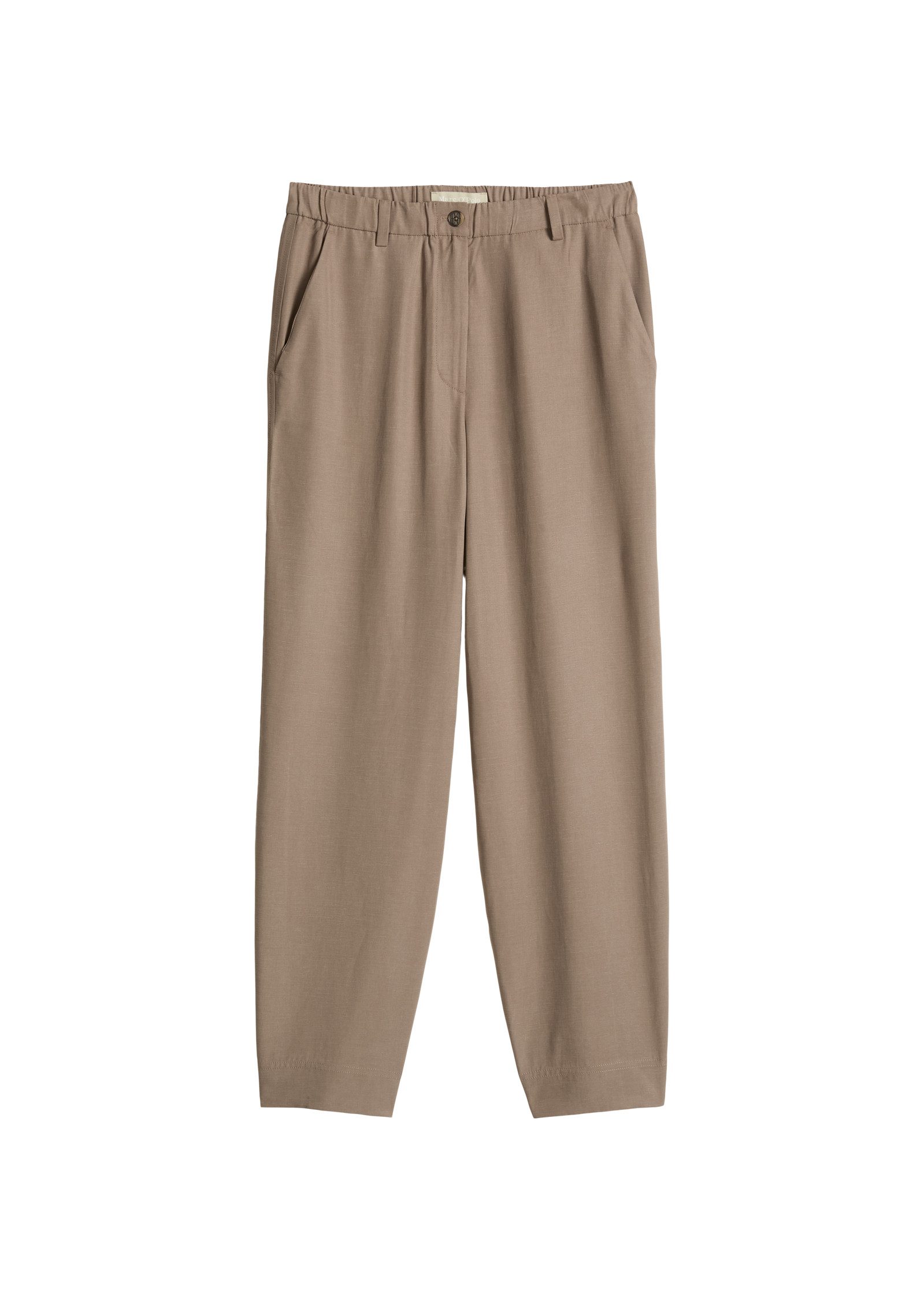Chinohose aus Lyocell-Leinen-Mix
