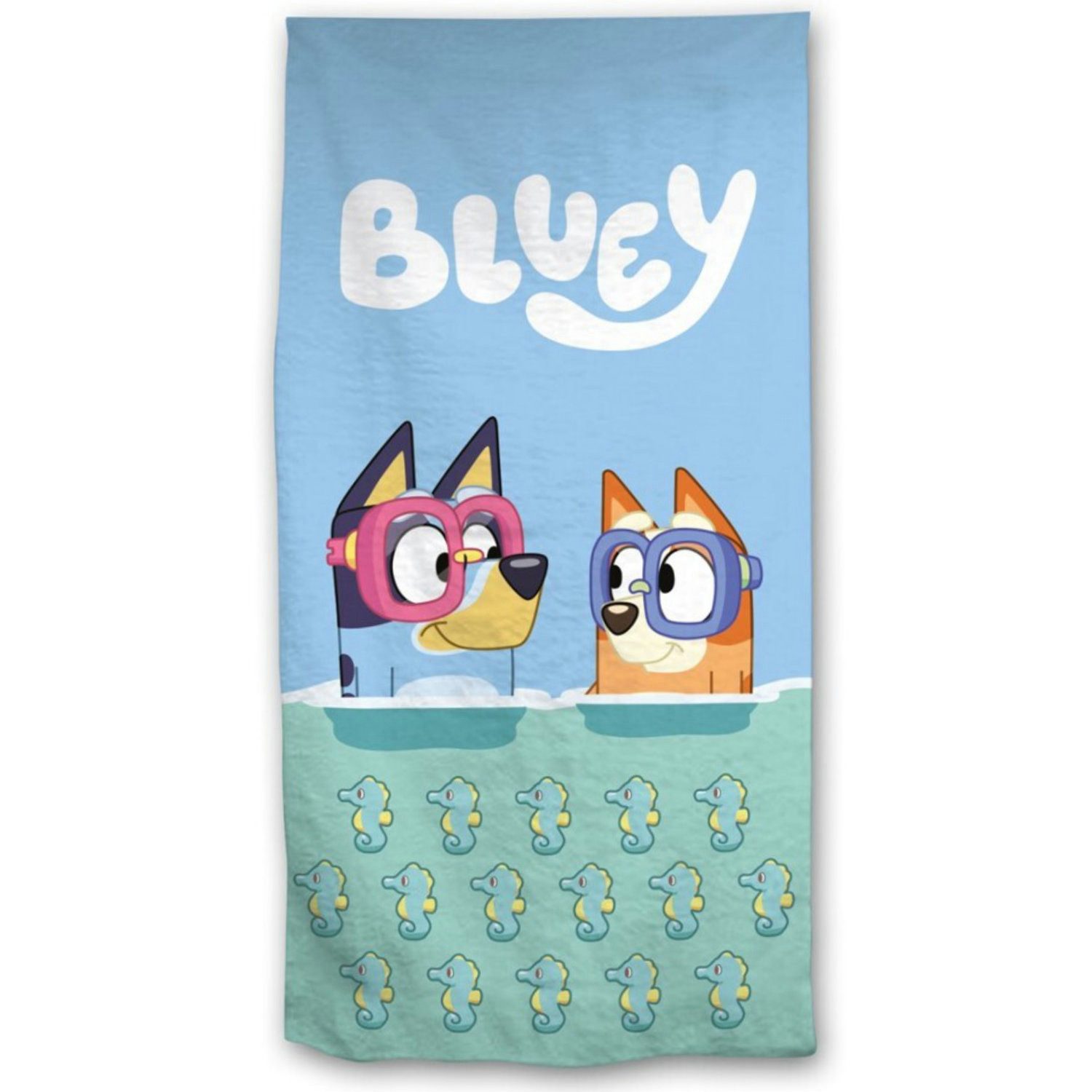 Bluey Strandtuch Bluey und Bingo Kinder Mikrofaser Strandtuch Handtuch Bade günstig online kaufen