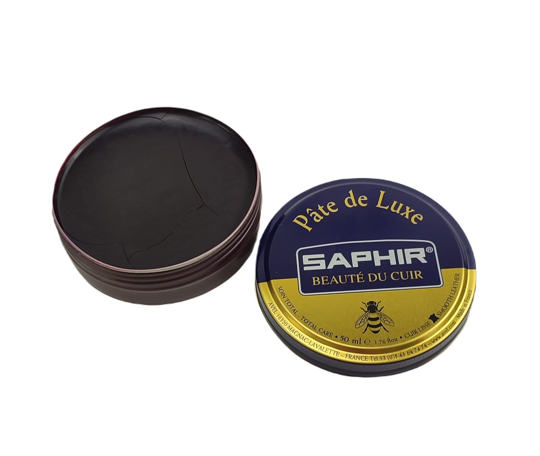 Saphir Erdschachtverlängerung SAPHIR Pate de Luxe 50ml Wachs Bordeaux-Burgundy 50 ml