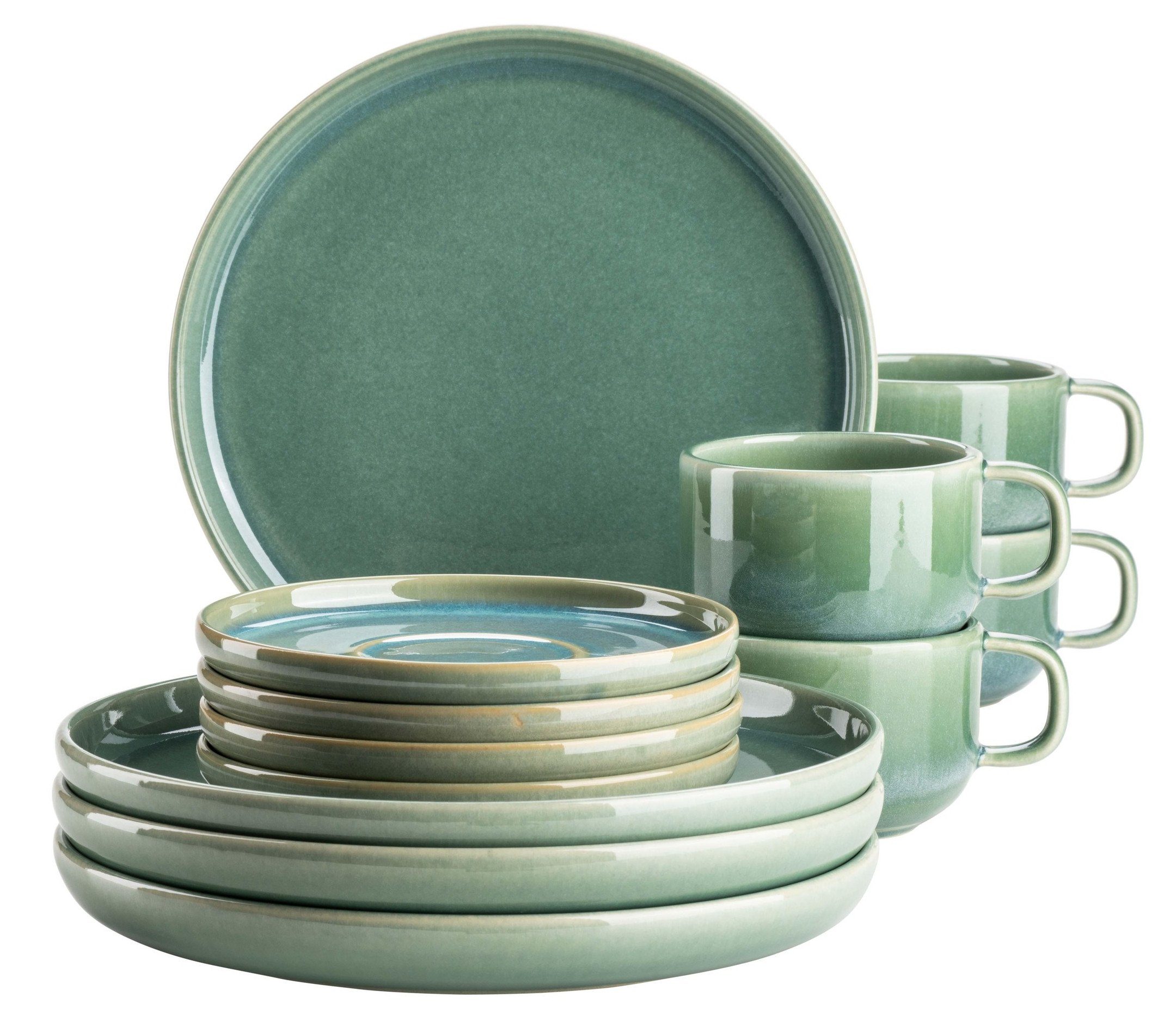 MÄSER Kaffeeservice Elina Uno (12-tlg), 4 Personen, Steinzeug. Reduzierter Preis € 109,99. Unverbindliche Preisempfehlung € 131,99