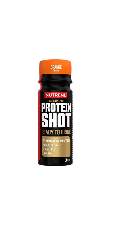 NUTREND Protein Shot 20x60ml - Orange Flüssigkeit, 1200 ml, Flüssigkeit