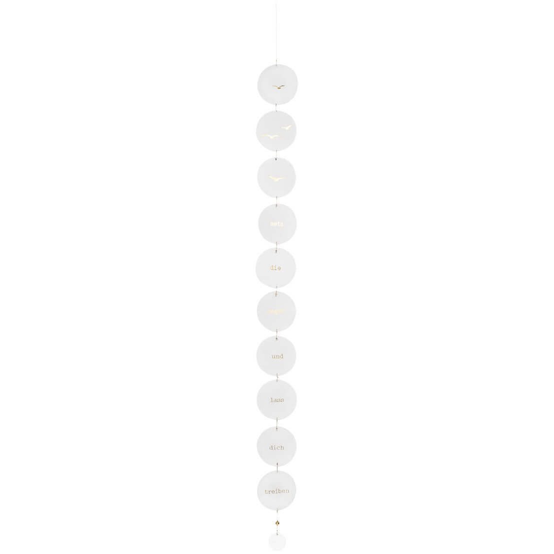 Räder Design Girlande Girlande aus Papier " Setz die Segel " von räder design Meer als Worte