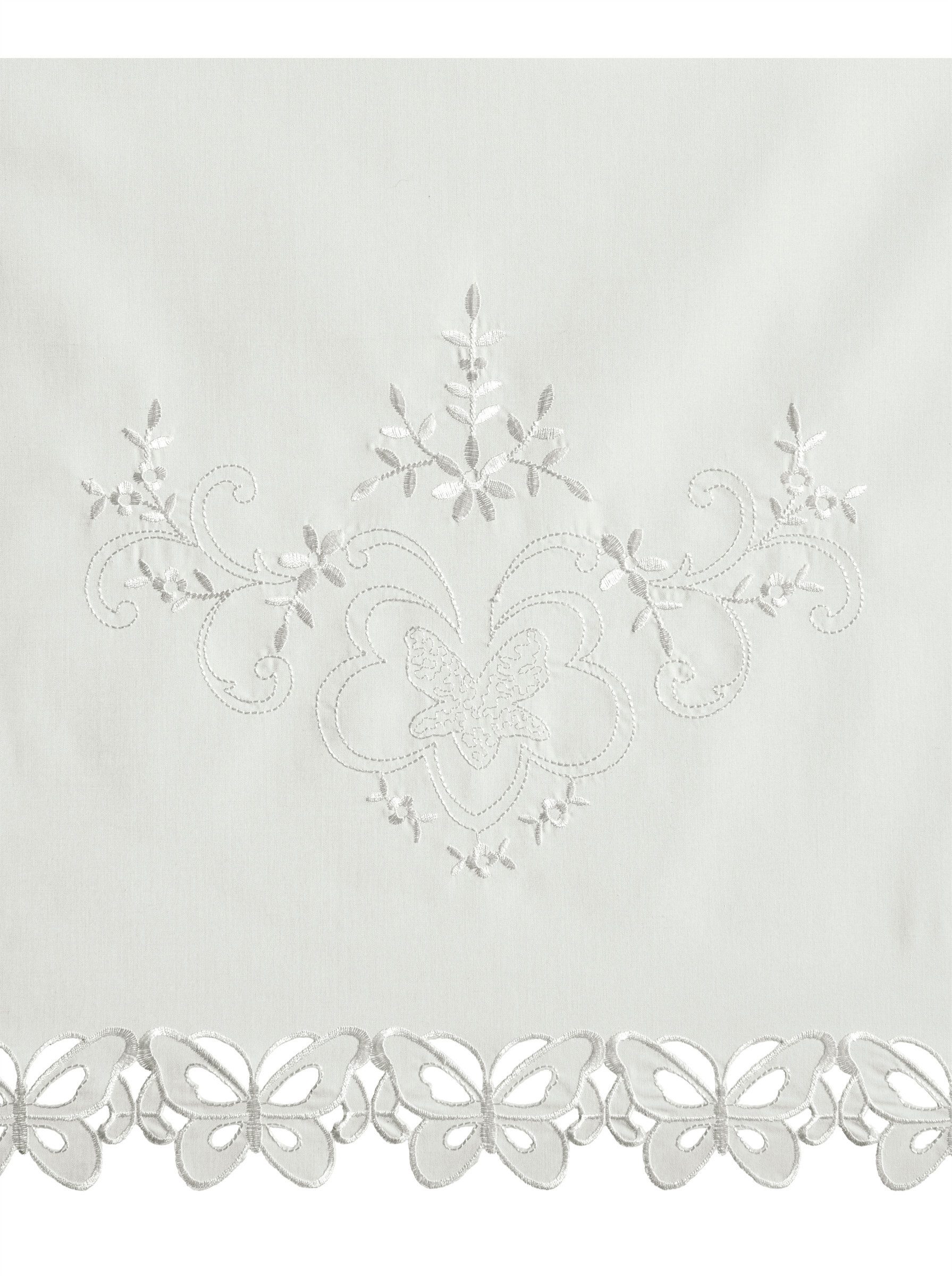 heine Gardine Scheibengardine (1 St), Stangendurchzug, halbtransparent, Kurzgardine