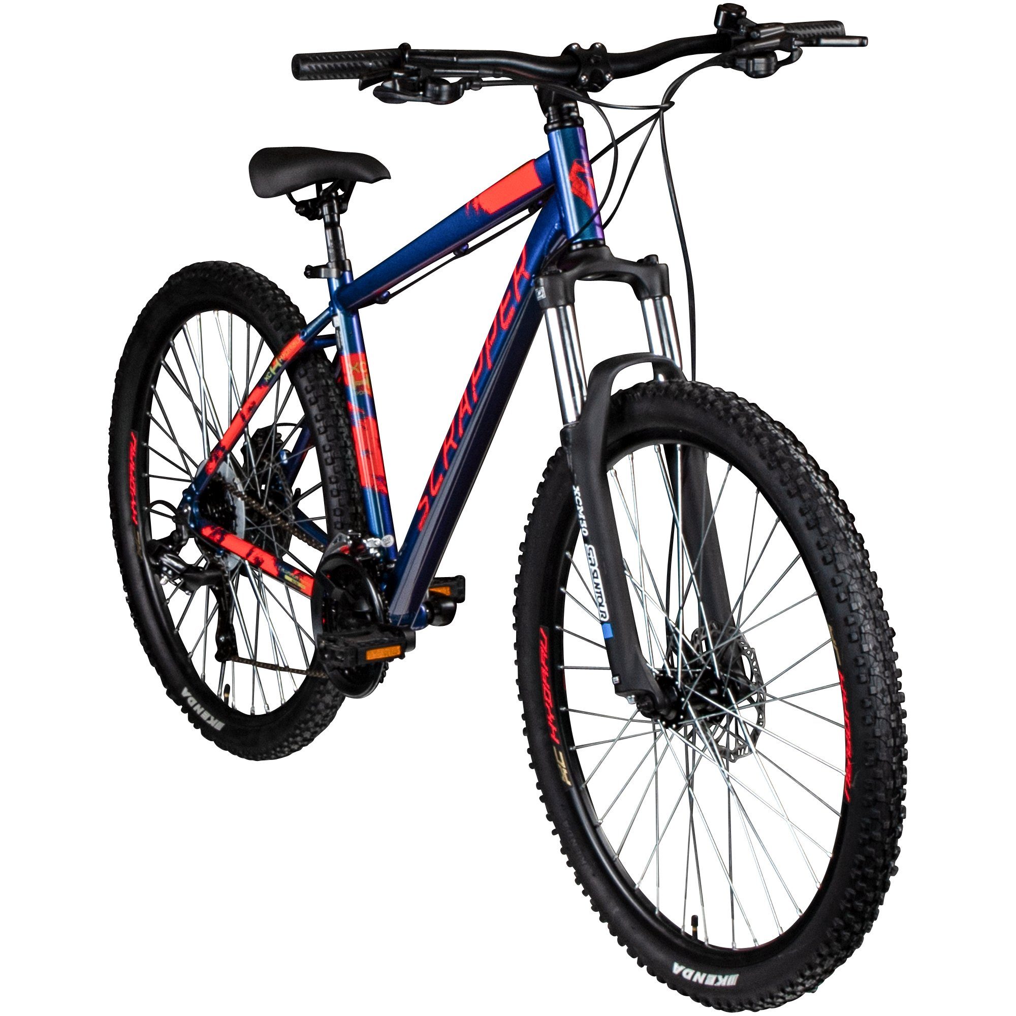 Super günstiger Neuartikel Scrapper Mountainbike 27.5 Herren TX800 S, MTB und 170 Schaltwerk, Damen Hardtail Mountainbike XC ab cm 2.1 Kettenschaltung, 24 Fahrrad 24 Tourney HYDRAU Shimano Gang